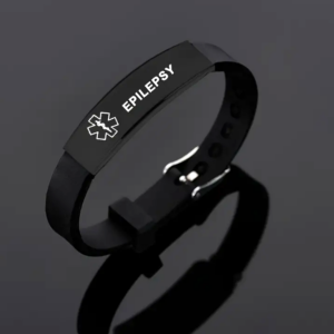 Black Epilepsy Bracelet