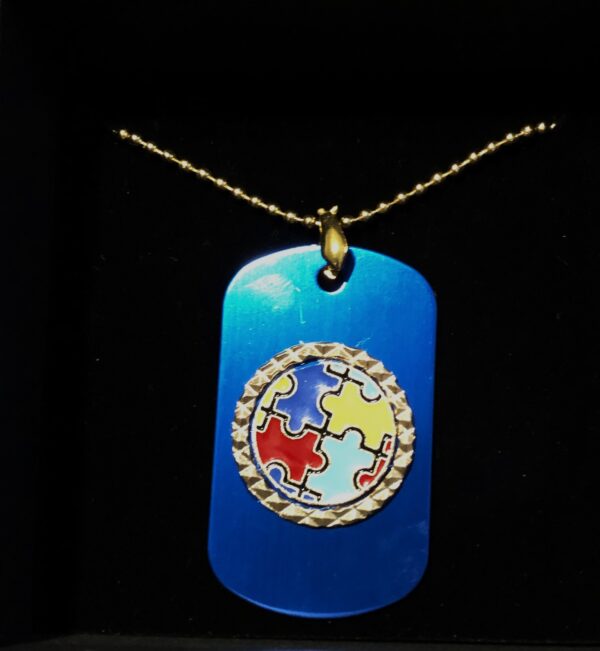 Custom Autism Dog Tag