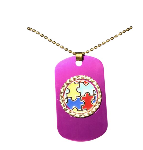 Custom Autism Dog Tag